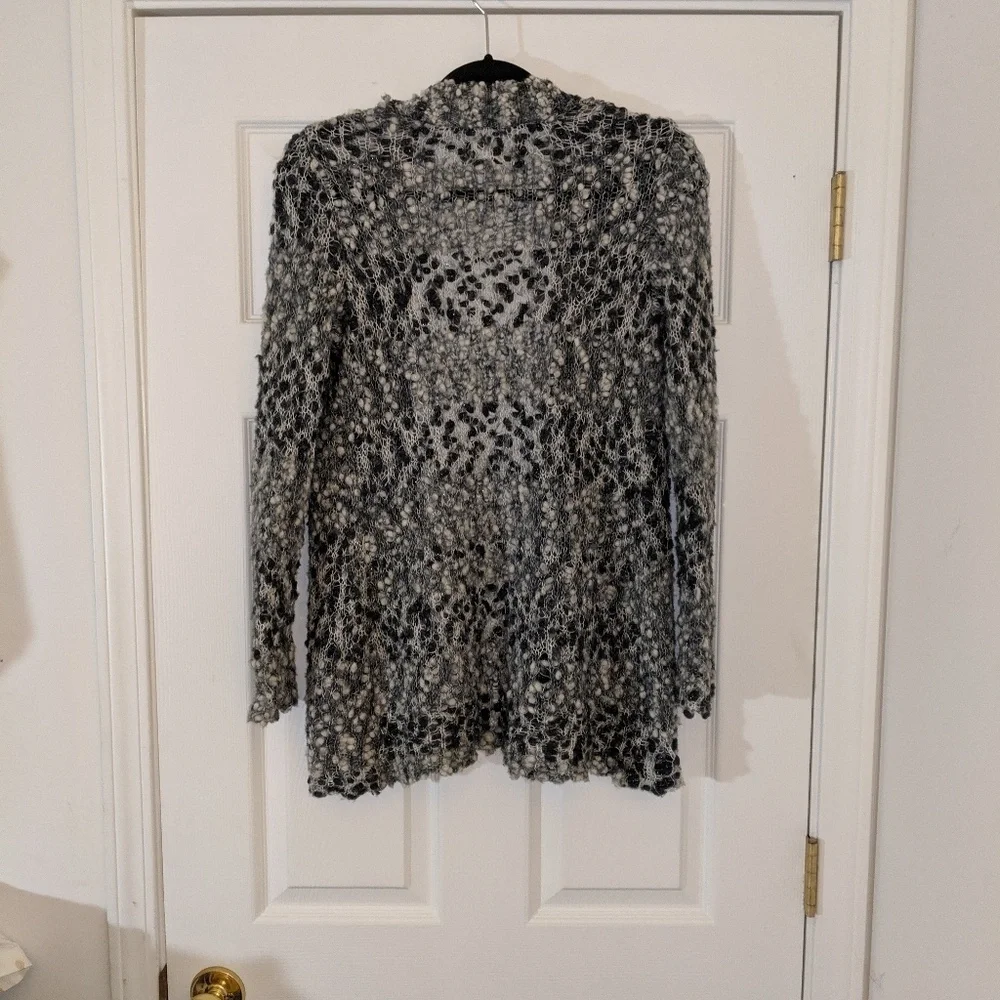 Jones New York gray open it cardigan size small